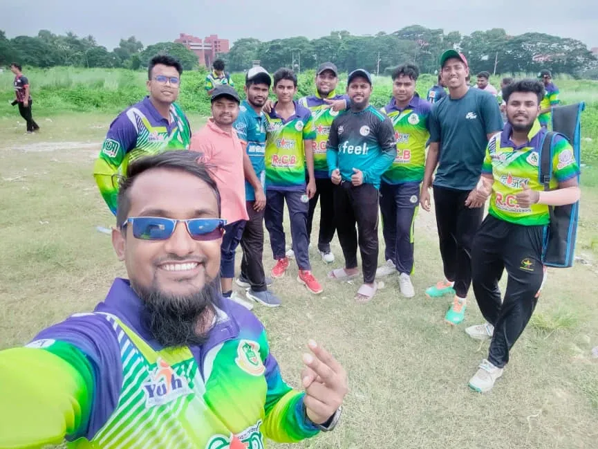 Alhamdulillah; We played a match on Sunday after a long time and won a big match today ❤️❤️❤️🏏